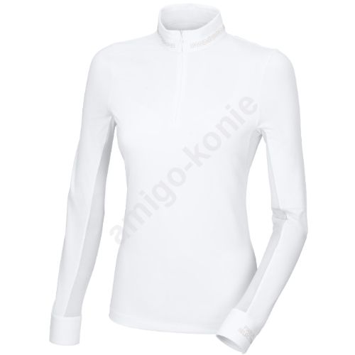 Koszula konkursowa, damska PIKEUR Virgine, z długim rękawem / 322100253 kolor biały -white