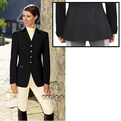 02A PIKEUR Ladies' competition jacket EPSOM - black