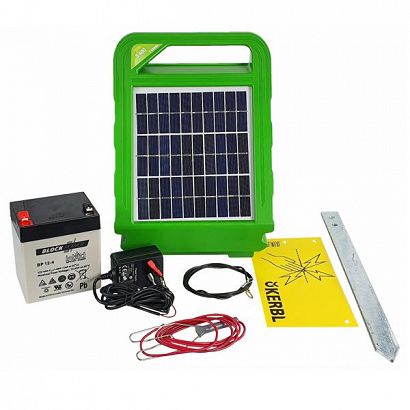 Elektryzator solarny Kerbl TITAN S 400 z panelem słonecznym / 4063