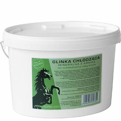 Mineral cooling clay HIPPIKA with  arnica 3000ml