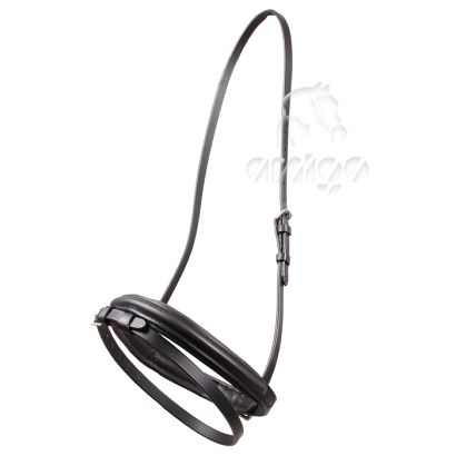 40 DAW-MAG Padded flash noseband - black