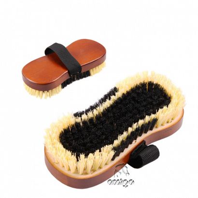 Eight-shaped brush SIMON with artificial bristles, 16.5 cm X / 027