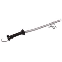 E09B  Gate handle with a long spring 