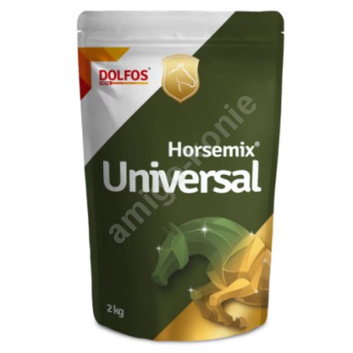 Mieszanka paszowa uzupełniająca mineralna dla koni DOLFOS Horsemix Universal 2kg