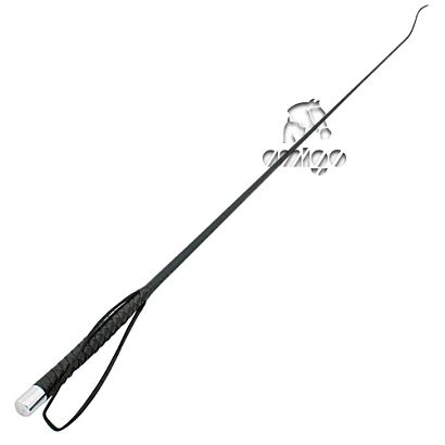 B07 PRZYBYLSKI Leather dressage whip with metal top