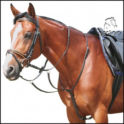 Leather running martingale DAW-MAG / 12000