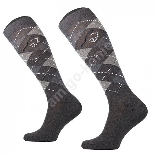 Riding cotton socks ROMBs 24 grphite-ash-gray / SPDJ