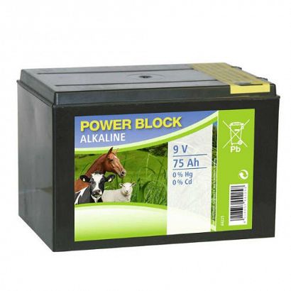 Bateria alkaliczna KERBL 9V 75Ah do ogrodzenia elektrycznego / 11-0071