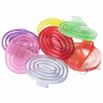 80 STALLION Glitter rubber curry comb