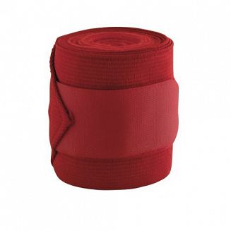 Bandaże elastyczno - polarowe / 020512 - czerwone