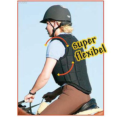41D USG Children's body protector FLEXI BLACK