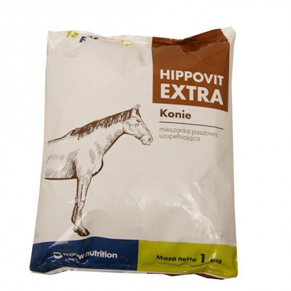 Powdered vitamin-mineral mix for horses Hippovit EXTRA 1kg