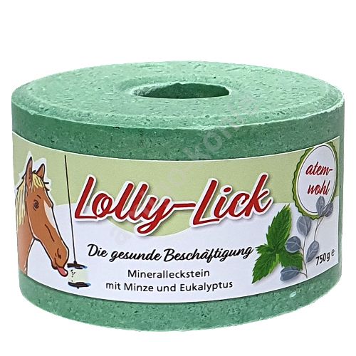 Naturalna lizawka LOLLY-LICK Mięta z eukaliptusem / 750g