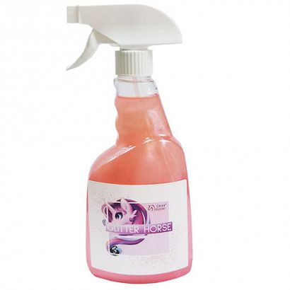 Preparat z brokatem do sierści, grzywy i ogona OVER-HORSE Glitter Unicorn Spray / 500ml