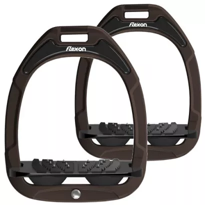 FLEX-ON Green Composite stirrups - inclinet ULTRA grip - brown