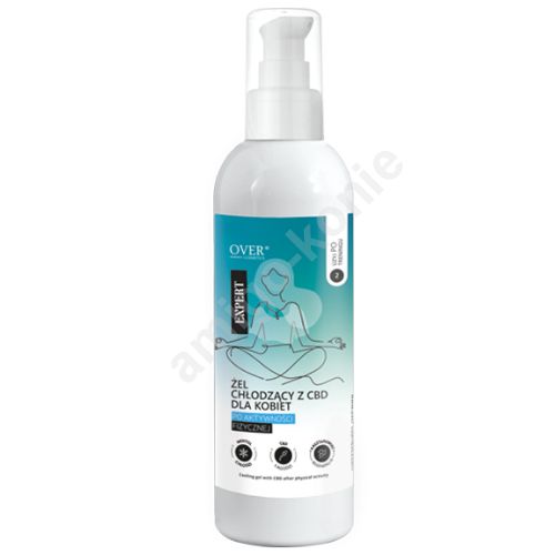 Gel with CBD OVER HORSE Cosmetics, for women after activity / 250 ml