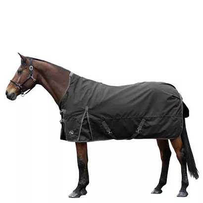 Derka padokowa przeciwdeszczowa Highneck  HKM Glasgow podszyta polarem, 1200D Black / 14993