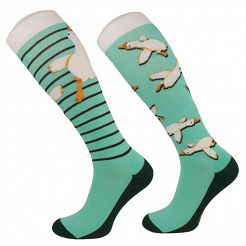 Horse Knee High Socks Goose Pipa / SJBW