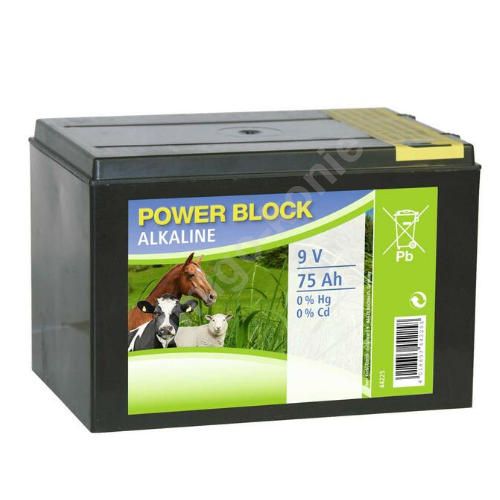 Bateria alkaliczna CanAgri 9v 75Ah do ogrodzenia elektrycznego 
