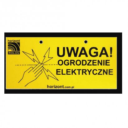 E12B Warning sign
