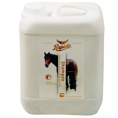 Szampon pielęgnacyjny dla koni RAPIDE Shampoo -  z aloesem i witaminą B - 5L / 1032573