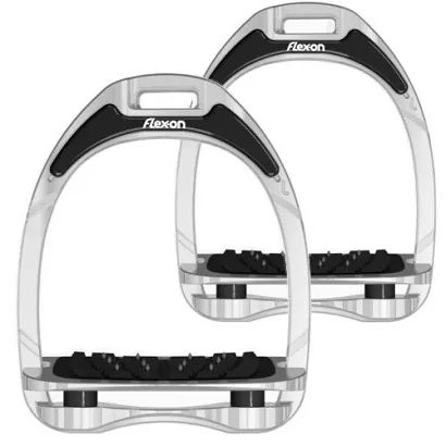 FLEX-ON Aluminium stirrups silver