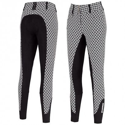 Ladies' breeches PIKEUR Candela Print, Full Patches McCrown / 141747406