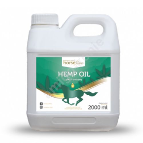 Olej konopny dla koni HorseLinePRO Hemp Oil 2000ml