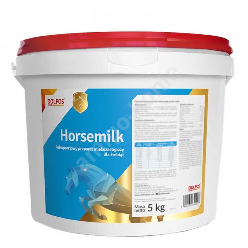 Pełnoporcjowy preparat mleko-zastępczy dla źrebiąt DOLFOS Horsemilk 5 kg