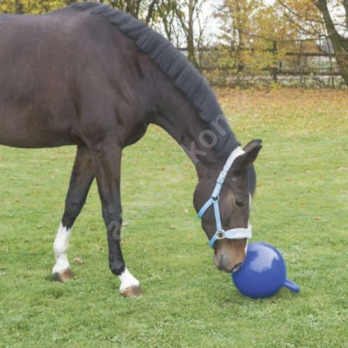 Piłka dla konia KERBL - niebieska 